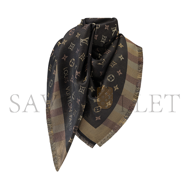 LOUIS VUITTON SO SHINE MONOGRAM SHAWL M71548 (142.5*142.5cm)